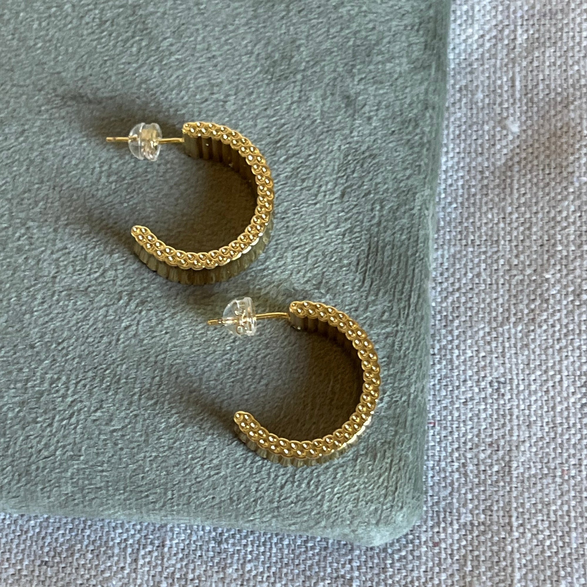 gold filled big hoop earrings