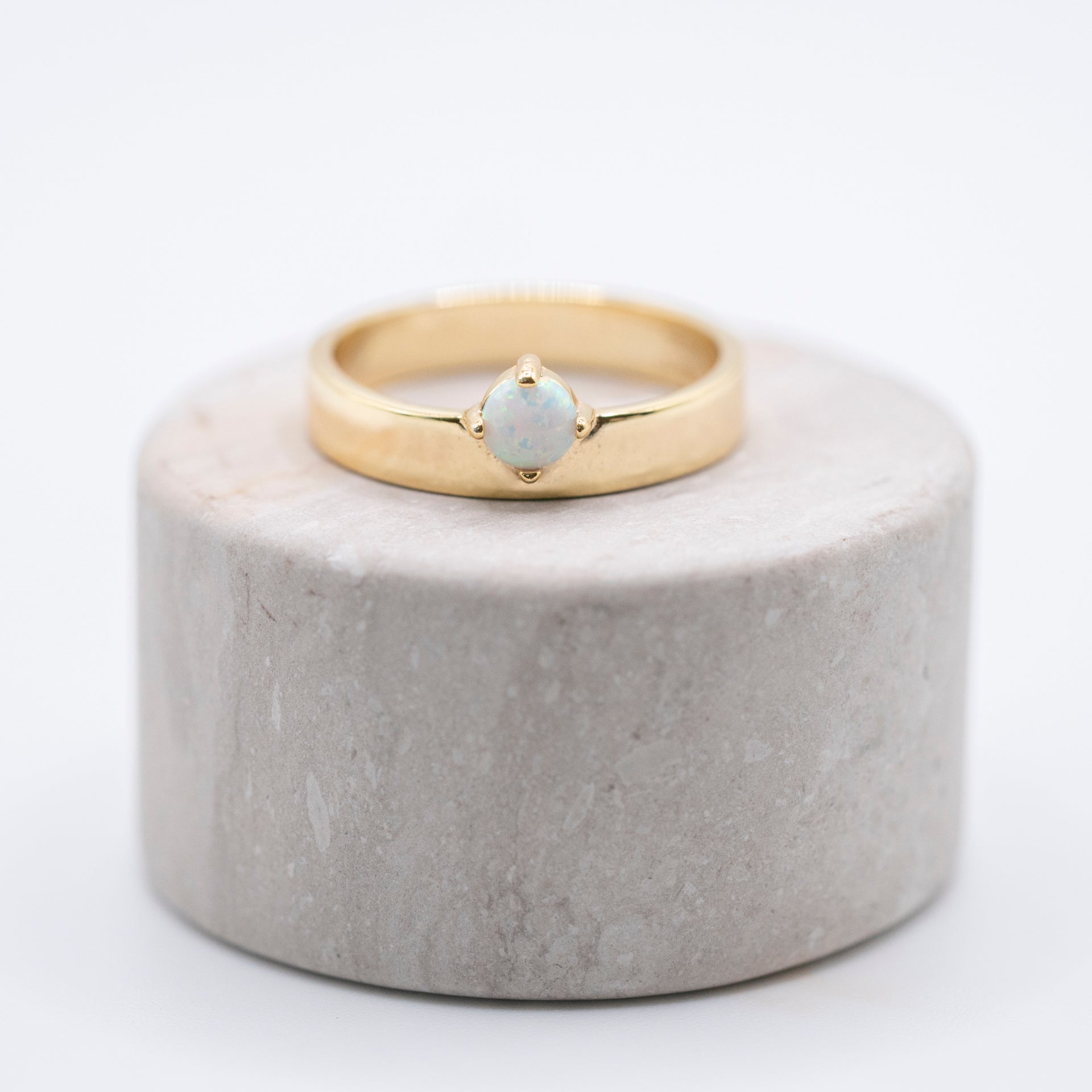 Lola Opal Gold Ring